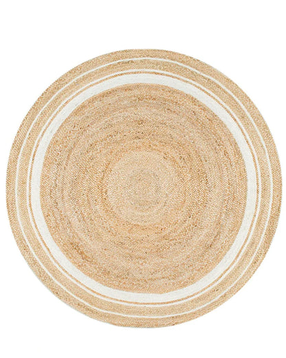 ROUND JUTE AREA RUG
