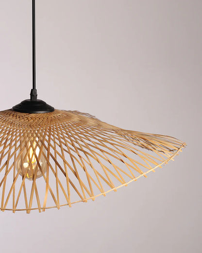 BAMBOO RATTAN PENDANT LAMPSHADE