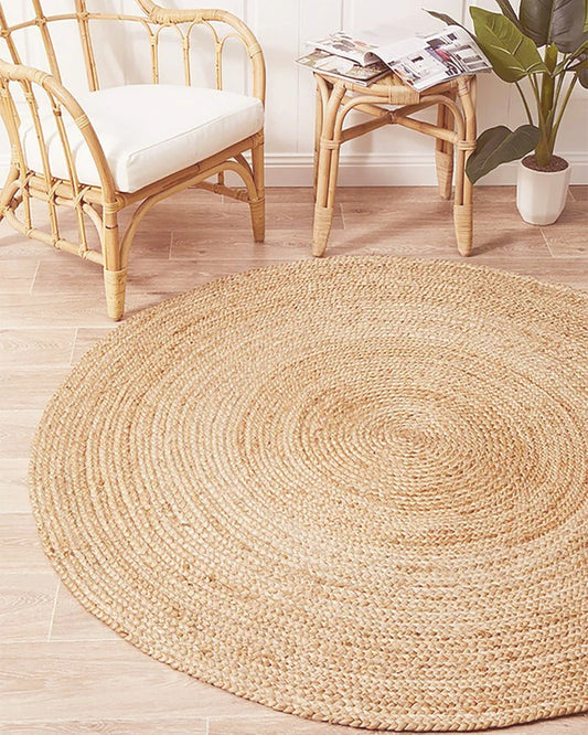 JUTE ROUND AREA RUG