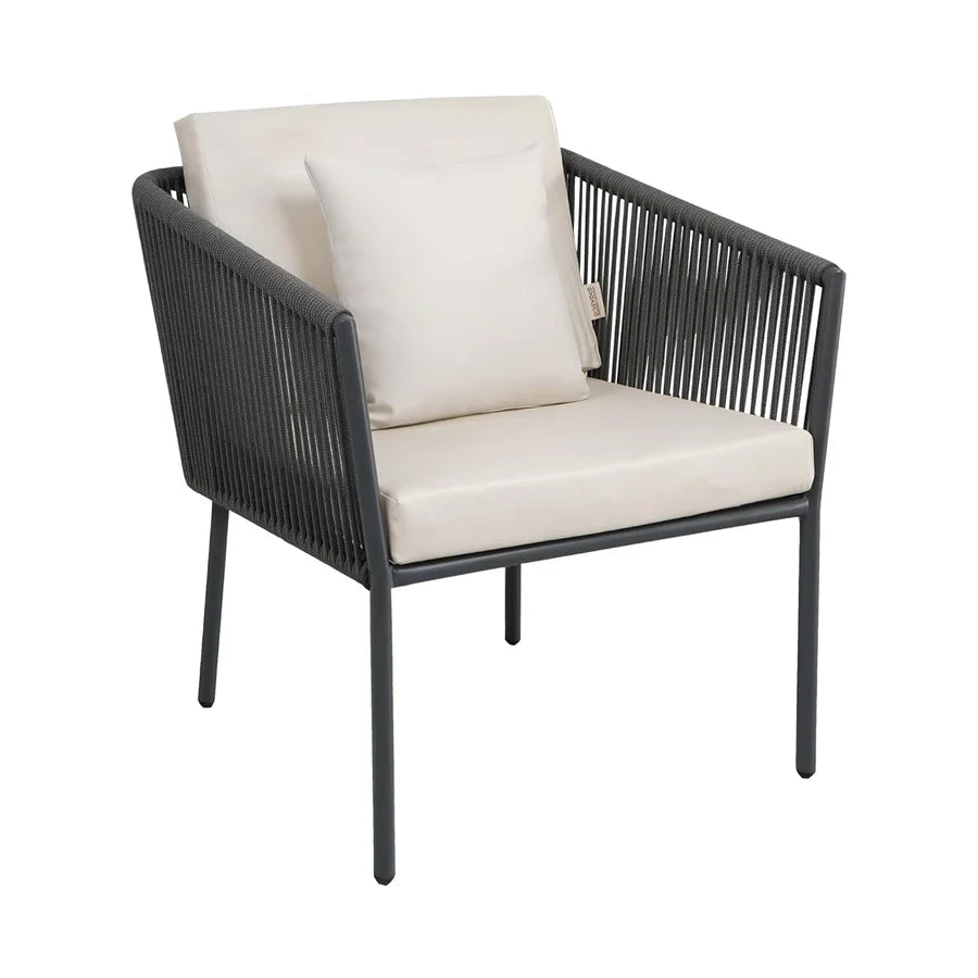 OUTDOOR 4 SEATER ROPE SOFA SET
