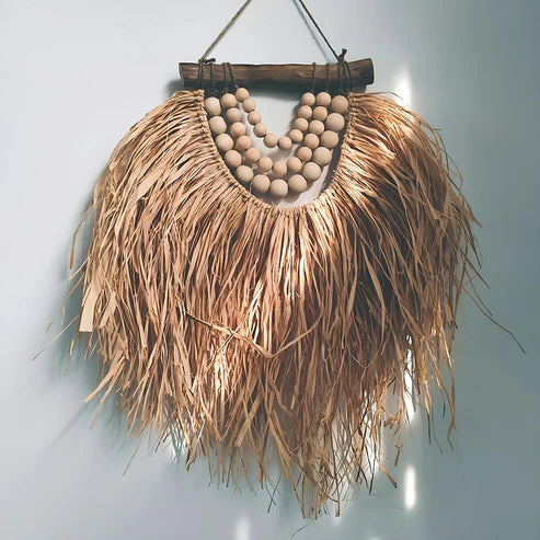 WICKER WALL BASKET