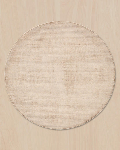 SAHARA BEIGE VELORA ROUND RUG