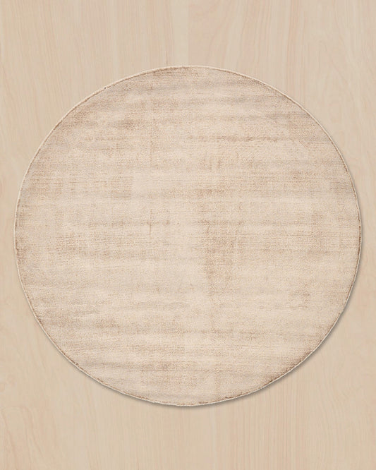 SAHARA BEIGE VELORA ROUND RUG