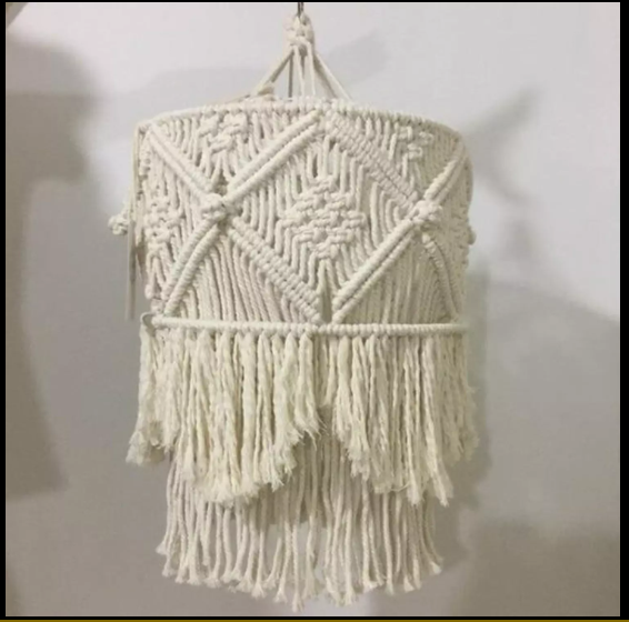 MACRAME CHANDELIER LAMP