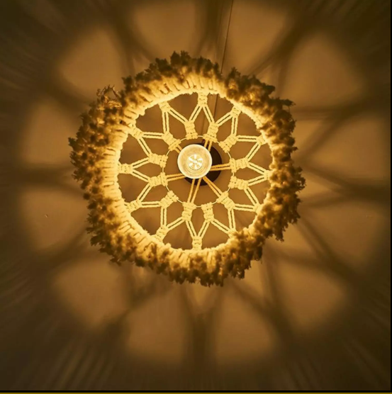 MACRAME CHANDELIER LAMP