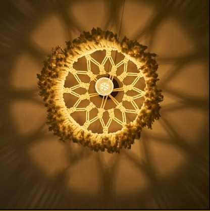 MACRAME CHANDELIER LAMP