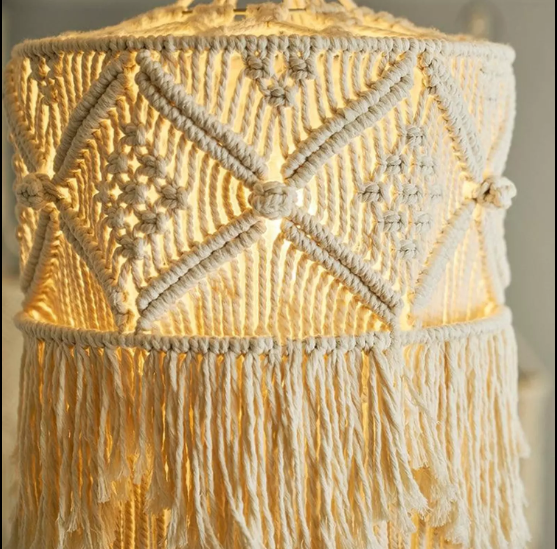 MACRAME CHANDELIER LAMP