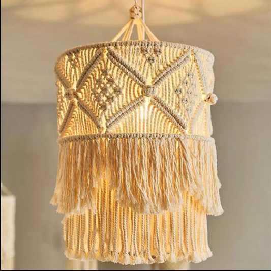 MACRAME CHANDELIER LAMP