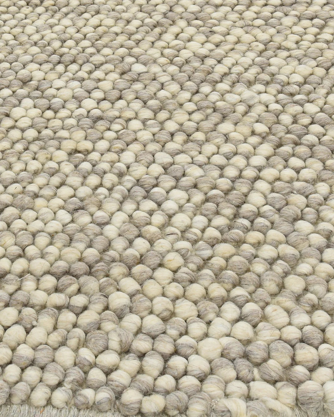 PEBBLE HALO WOOL ROUND RUG
