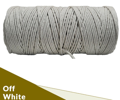 HANDWOVEN COTTON ROPE PENDANT LAMPS (SET OF 3)