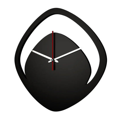 HANDCRAFTED WOODEN WALL CLOCK IN UNIQUE SHAPE