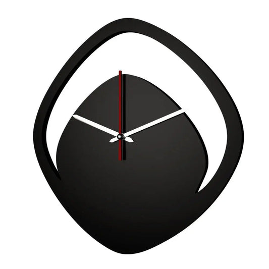 HANDCRAFTED WOODEN WALL CLOCK IN UNIQUE SHAPE