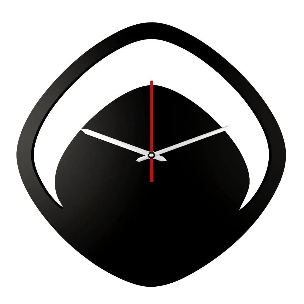 HANDCRAFTED WOODEN WALL CLOCK IN UNIQUE SHAPE