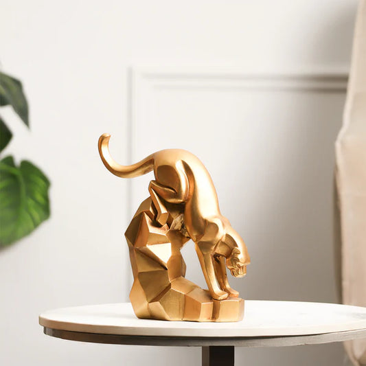 DESCENDING JAGUAR DECORATIVE SCULPTURE