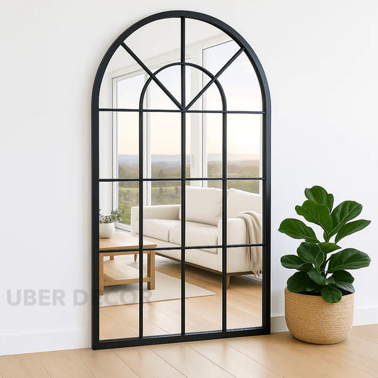 FRENCH ARCH OVERSIZED WINDOW STYLE MIRROR