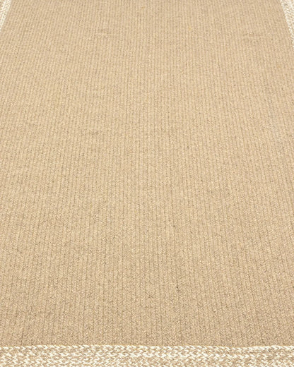 URNA PATTERNED WOOL RUG BEIGE