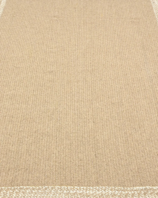 URNA PATTERNED WOOL RUG BEIGE