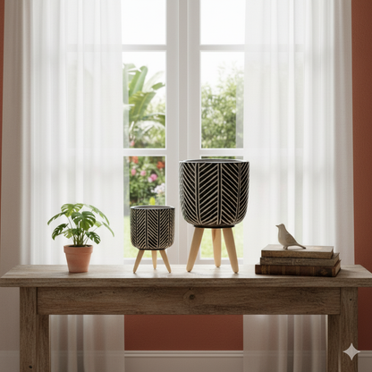 ROYALE CULINARE PLANTERS (SET OF 2)