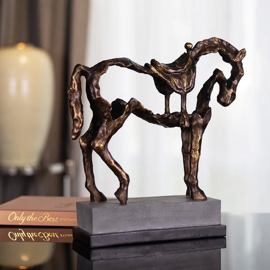 HOLLOW HORSE SCULPTURE LARGE