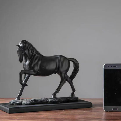 RUNNING HORSE SCULPTURE