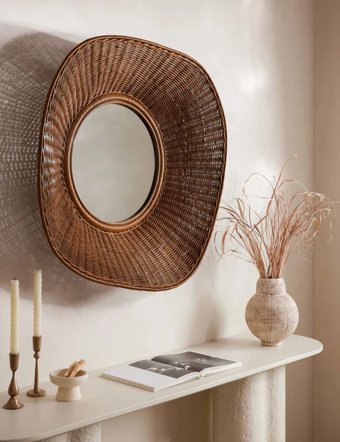 BAMBOO WALL MIRROR