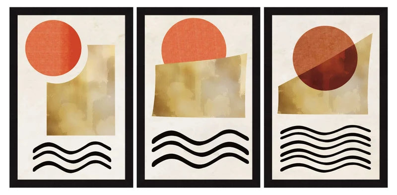 BOHO PAINTING SET OF 3