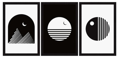 ABSTRACT ART PAINTINGS SET OF 3