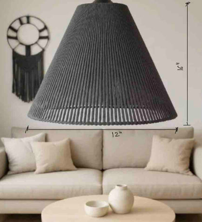 CLASSIC CONE COTTON PENDANT LAMP