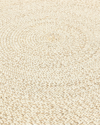 URNA MIXUP WOOL RUG IVORY ROUND