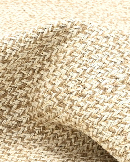URNA MELANGE WOOL RUG BEIGE ROUND