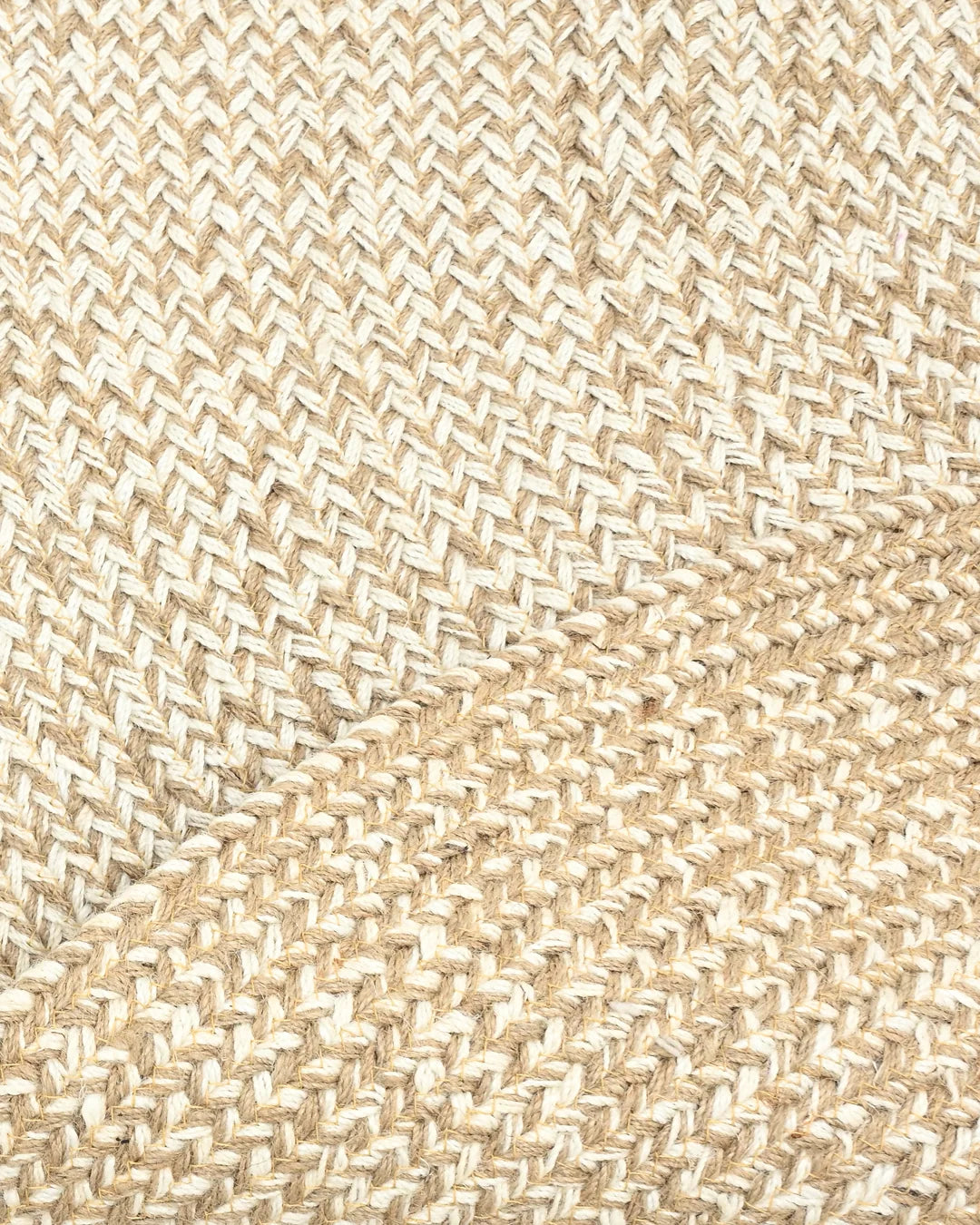 URNA MELANGE WOOL RUG BEIGE ROUND