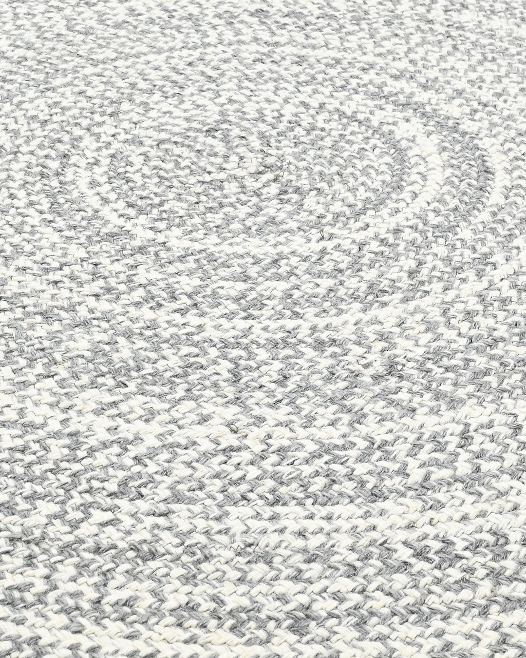 URNA MELANGE WOOL RUG GREY ROUND