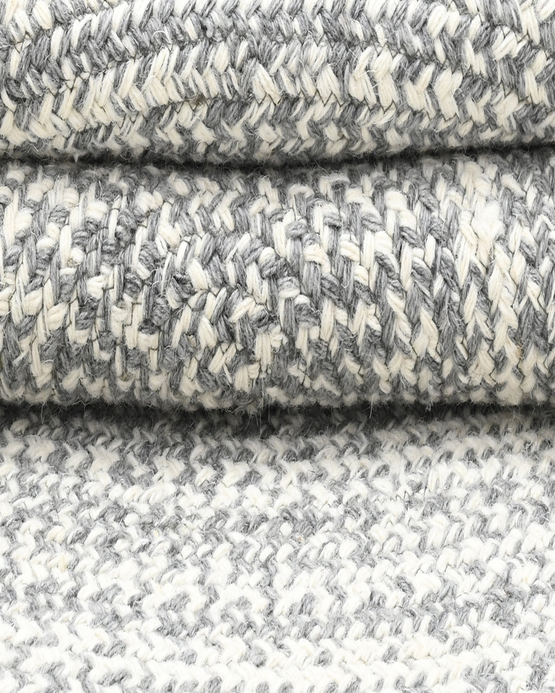 URNA MELANGE WOOL RUG GREY ROUND