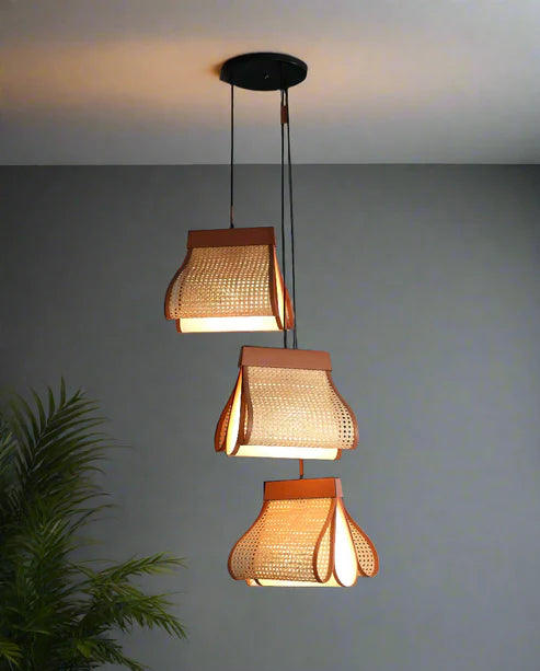 RATTAN HANGING LAMP