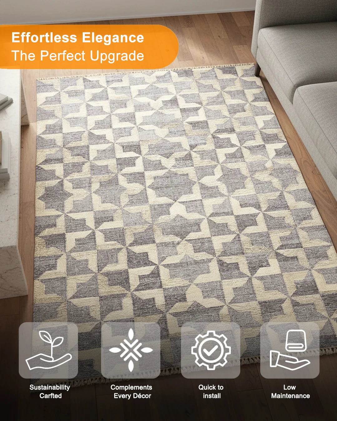 NOMAD TESSERA PET DHURRIE RUG