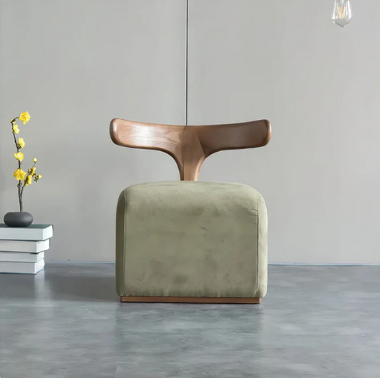 PUFF CHAIR AND OTTOMAN STOOL