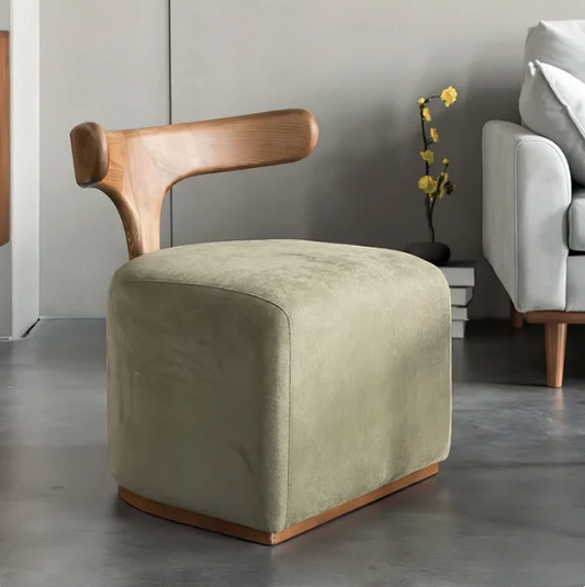 PUFF CHAIR AND OTTOMAN STOOL