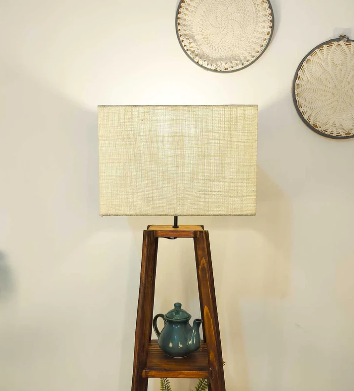 CHARLOTTE WOODEN FLOOR LAMP