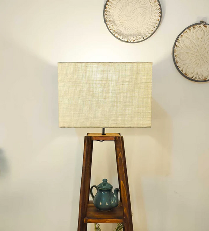 CHARLOTTE WOODEN FLOOR LAMP