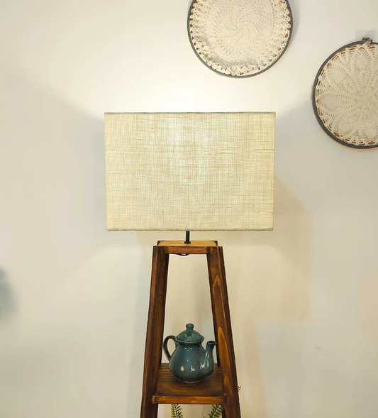 CHARLOTTE WOODEN FLOOR LAMP