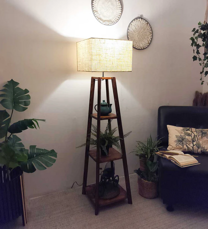 CHARLOTTE WOODEN FLOOR LAMP