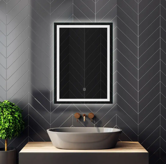 RECTANGLE BATHROOM VANITY MIRROR WITH LIGHTS