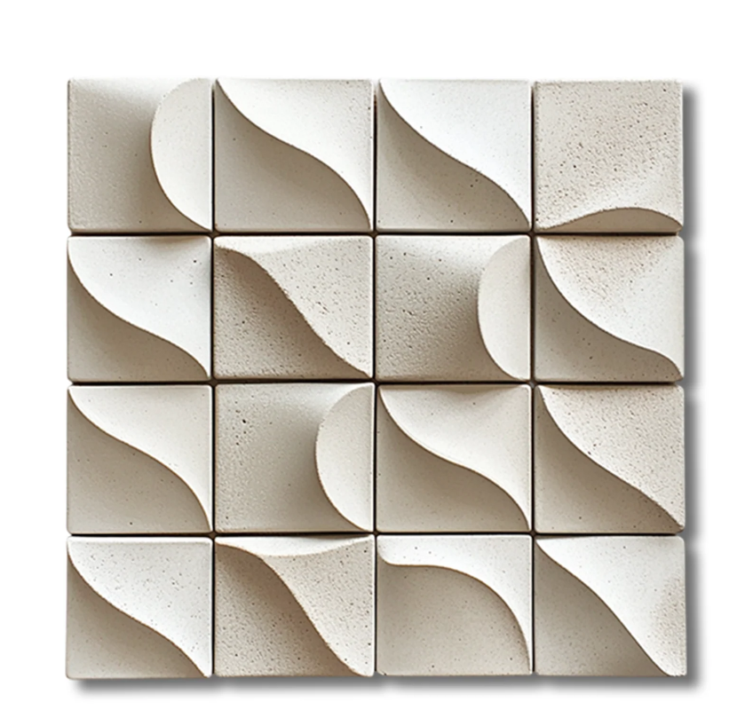 GEOMATRIC WAVE 3D WALL ART