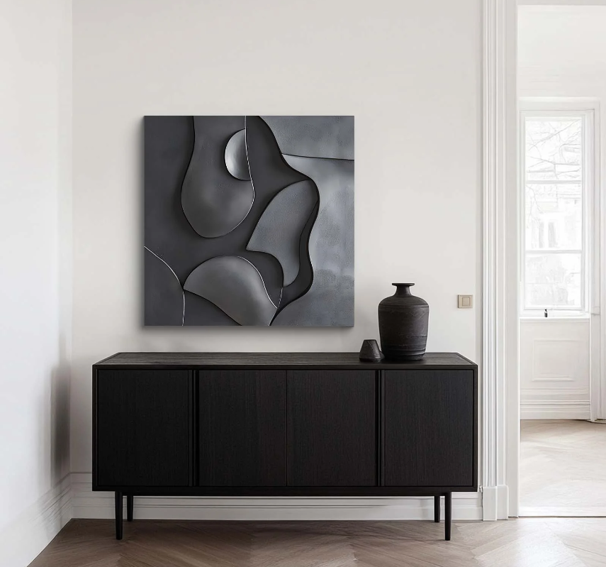 GEOMATRIC FLUID FORM 3D ART