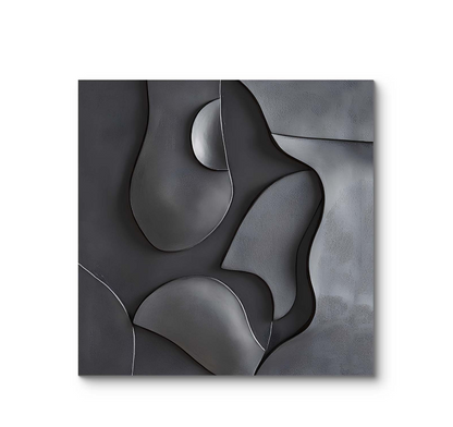 GEOMATRIC FLUID FORM 3D ART