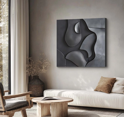 GEOMATRIC FLUID FORM 3D ART