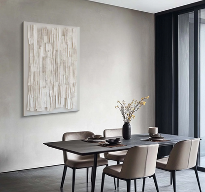 TEXTURED LAYERED PAPER WALL ART