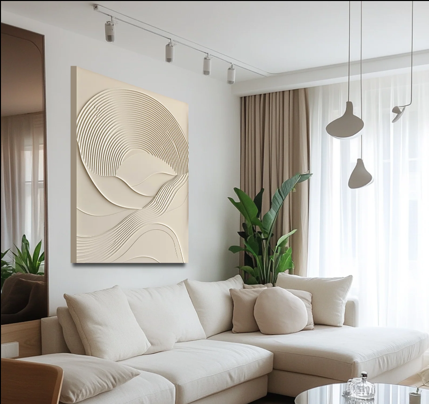 HARMONY WAVES TEXTURE WALL ART