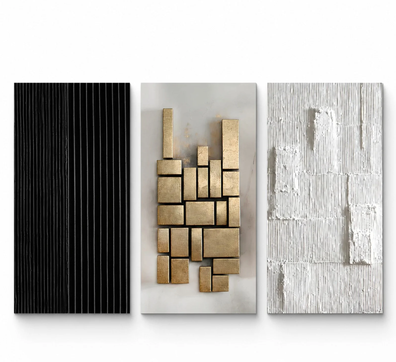 TEXTURED TRIPTYCH