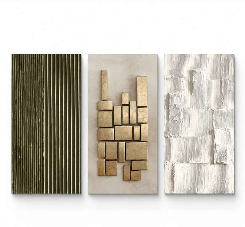TEXTURED TRIPTYCH